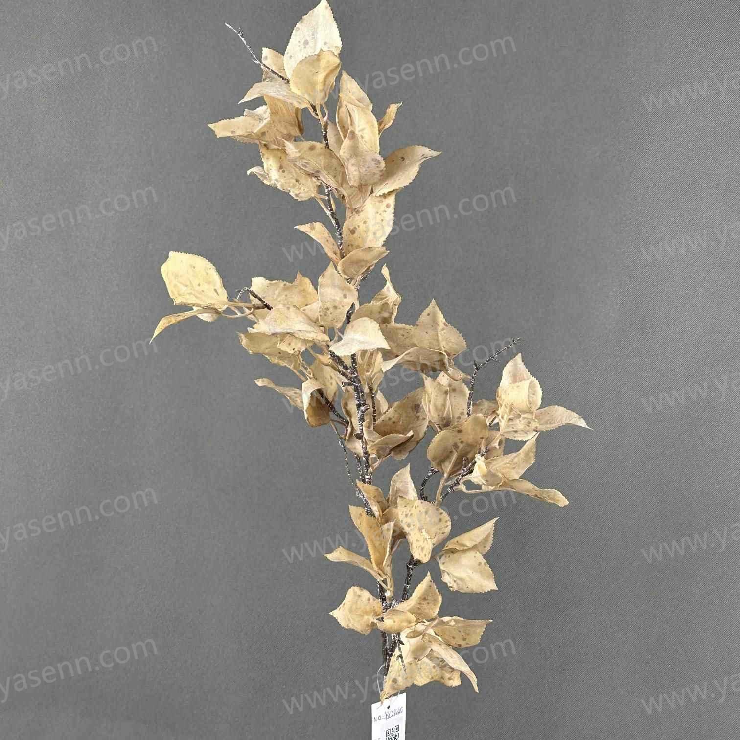 92CM SINGLE STEM OF BIG APPLE LEAVES YSL24040