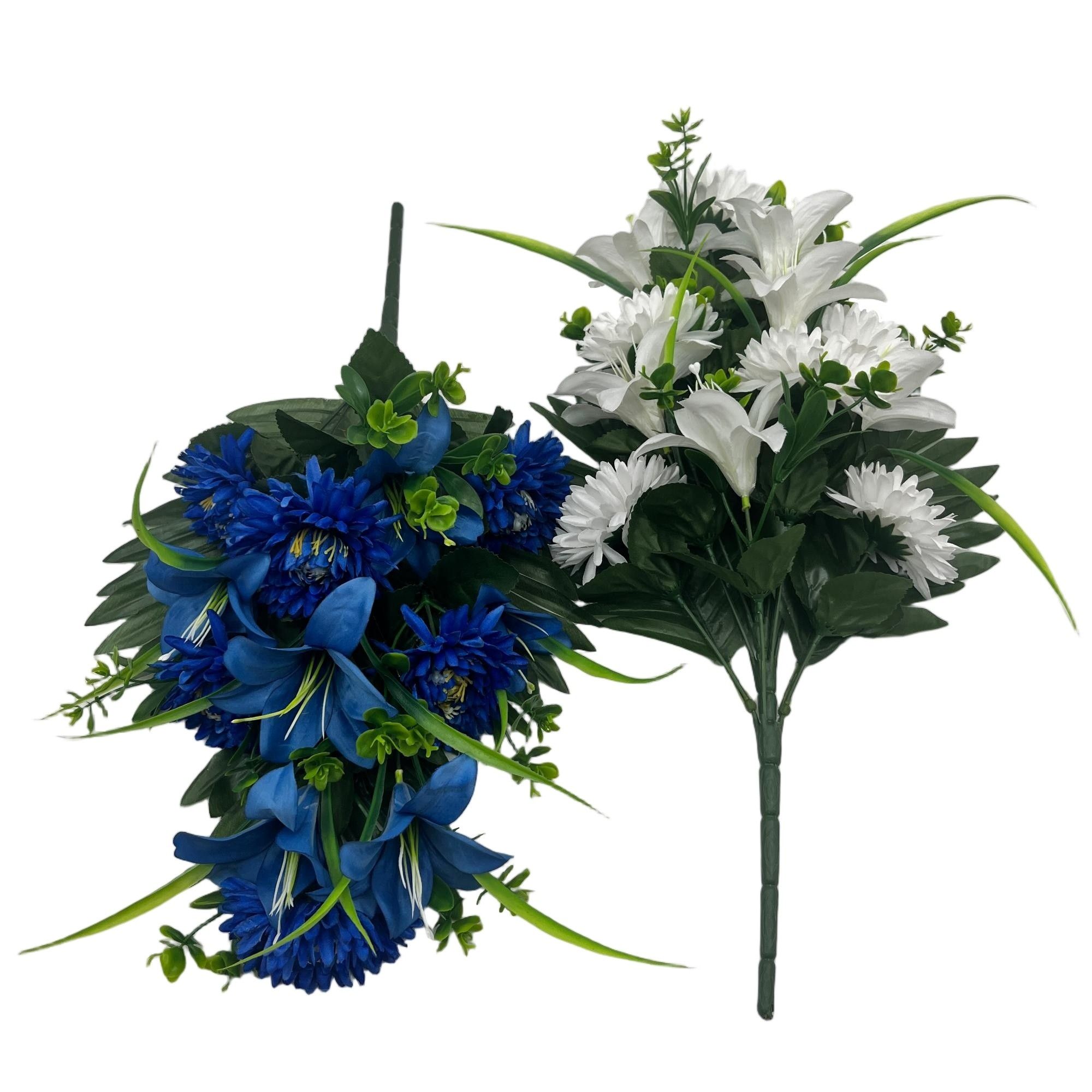  Chrysanthemum and Lily Bouquet Height 50cm/ 12 Branches YSF25010