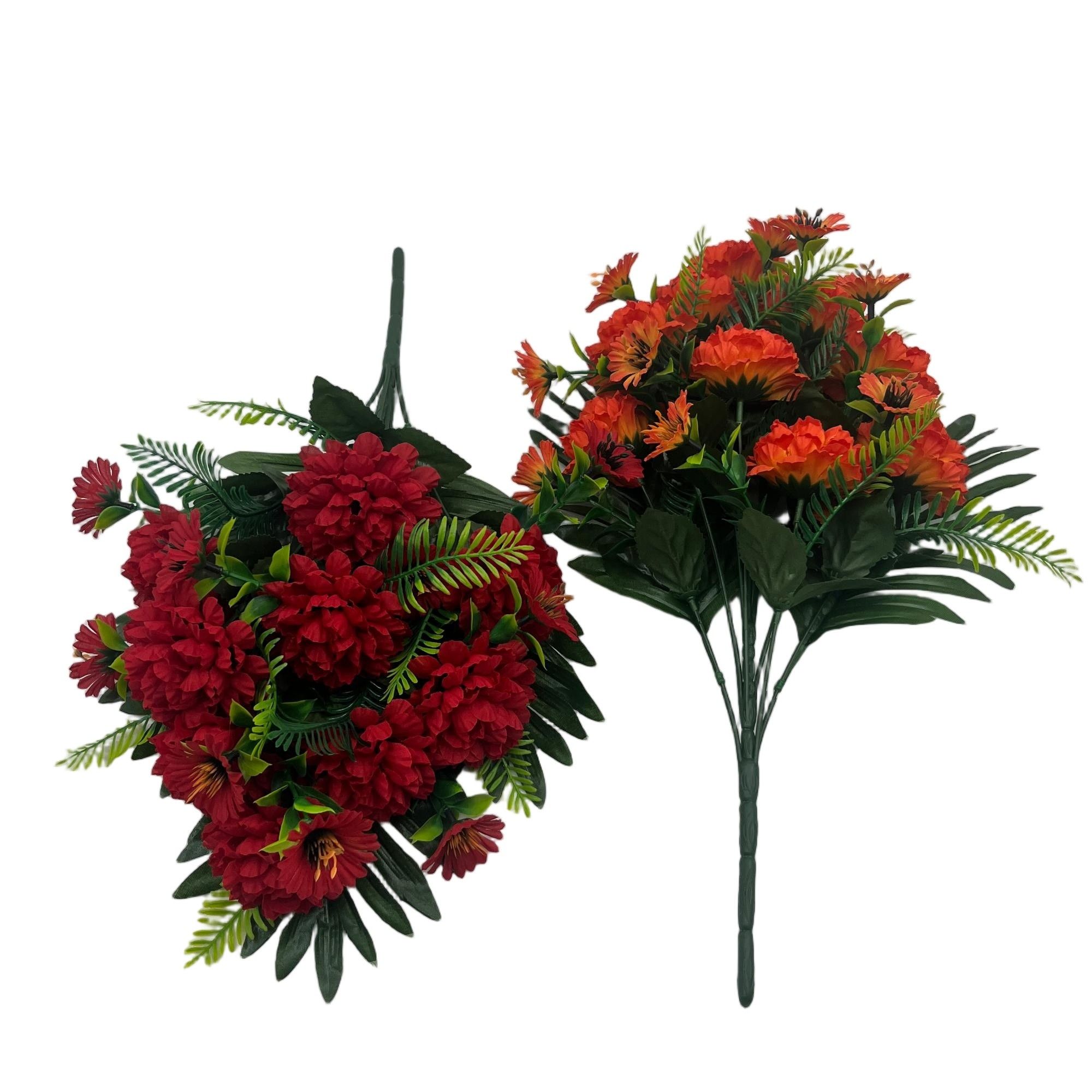 Artificial Chrysanthemum Bouquet 46cm Tall 9 Branches  YSF25019