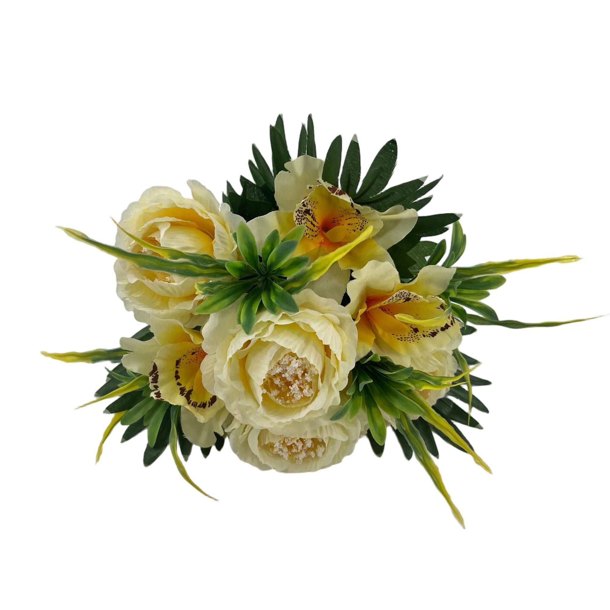 Artificial Peony Bouquet 38cm Tall 12 Branches  YSB25229