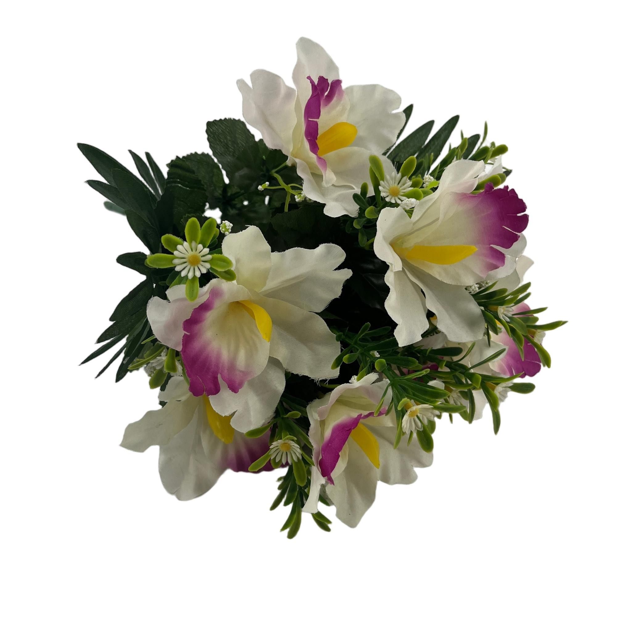 Artificial Orchid Bouquet 42cm Tall 18 Branches  YSB25226