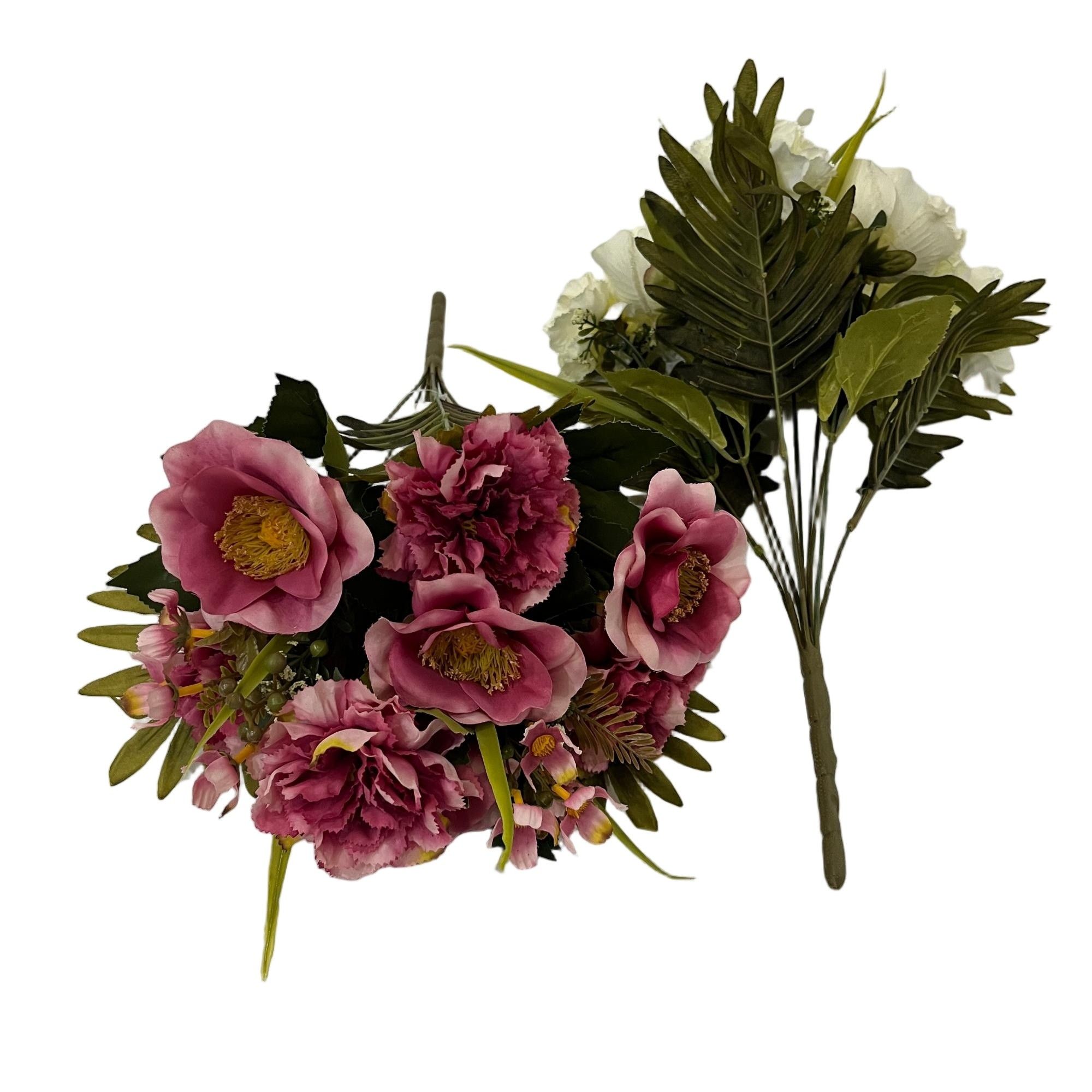 Artificial Chrysanthemums Bouquet 49cm Tall 11 Branches  YSB25193