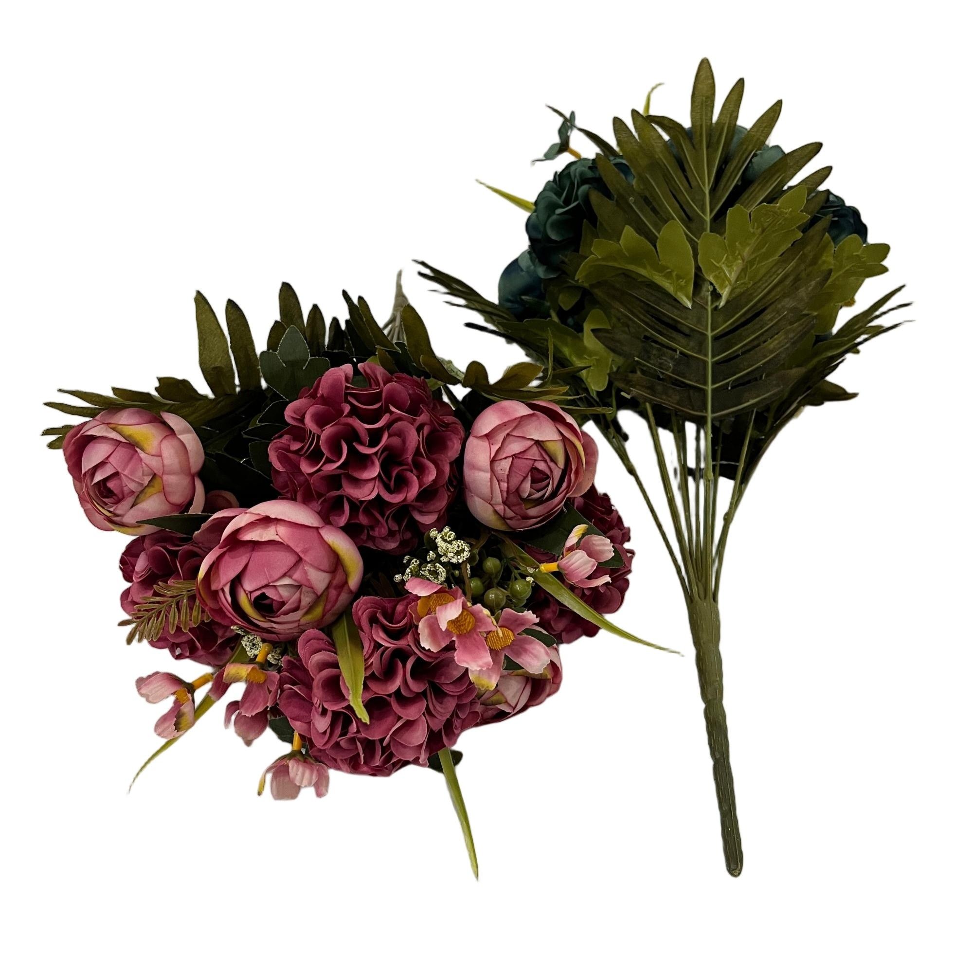 Artificial Chrysanthemums Bouquet 50cm Tall 11 Branches  YSB25188