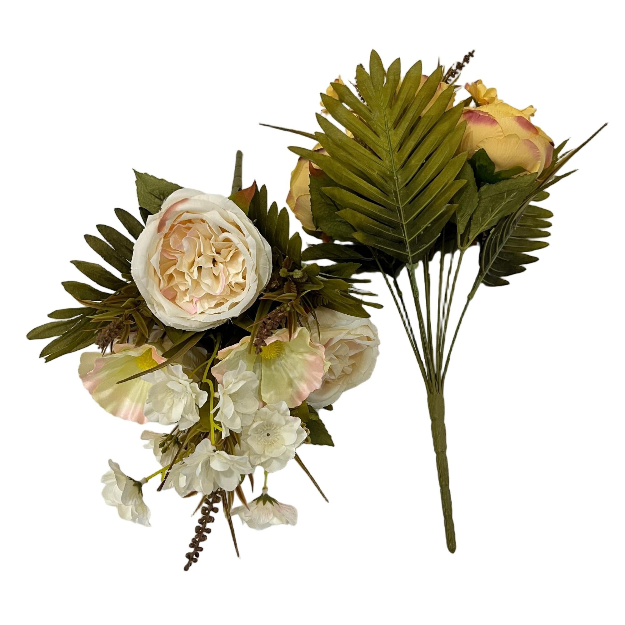 Artificial Peony Bouquet 50cm Tall 13 Branches  YSB25186