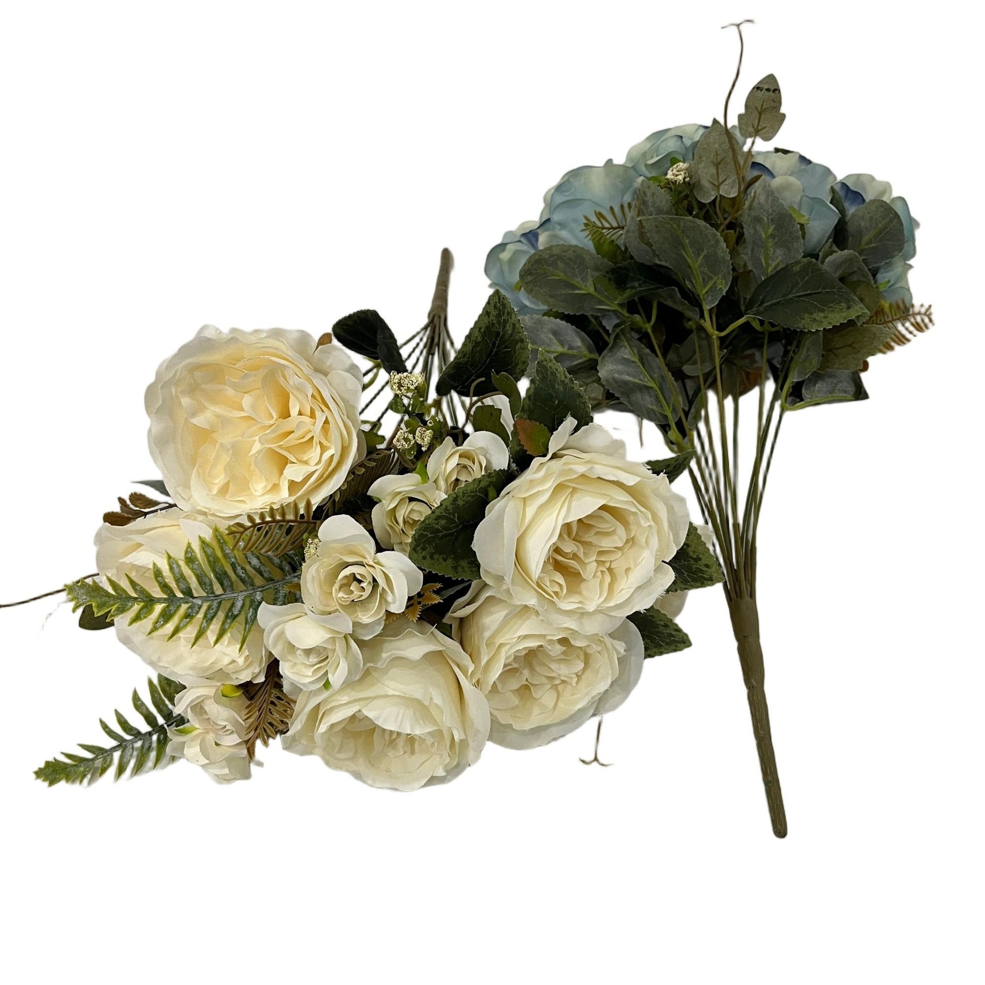 Artificial Rose Bouquet 52cm Tall 12 Branches  YSB25183