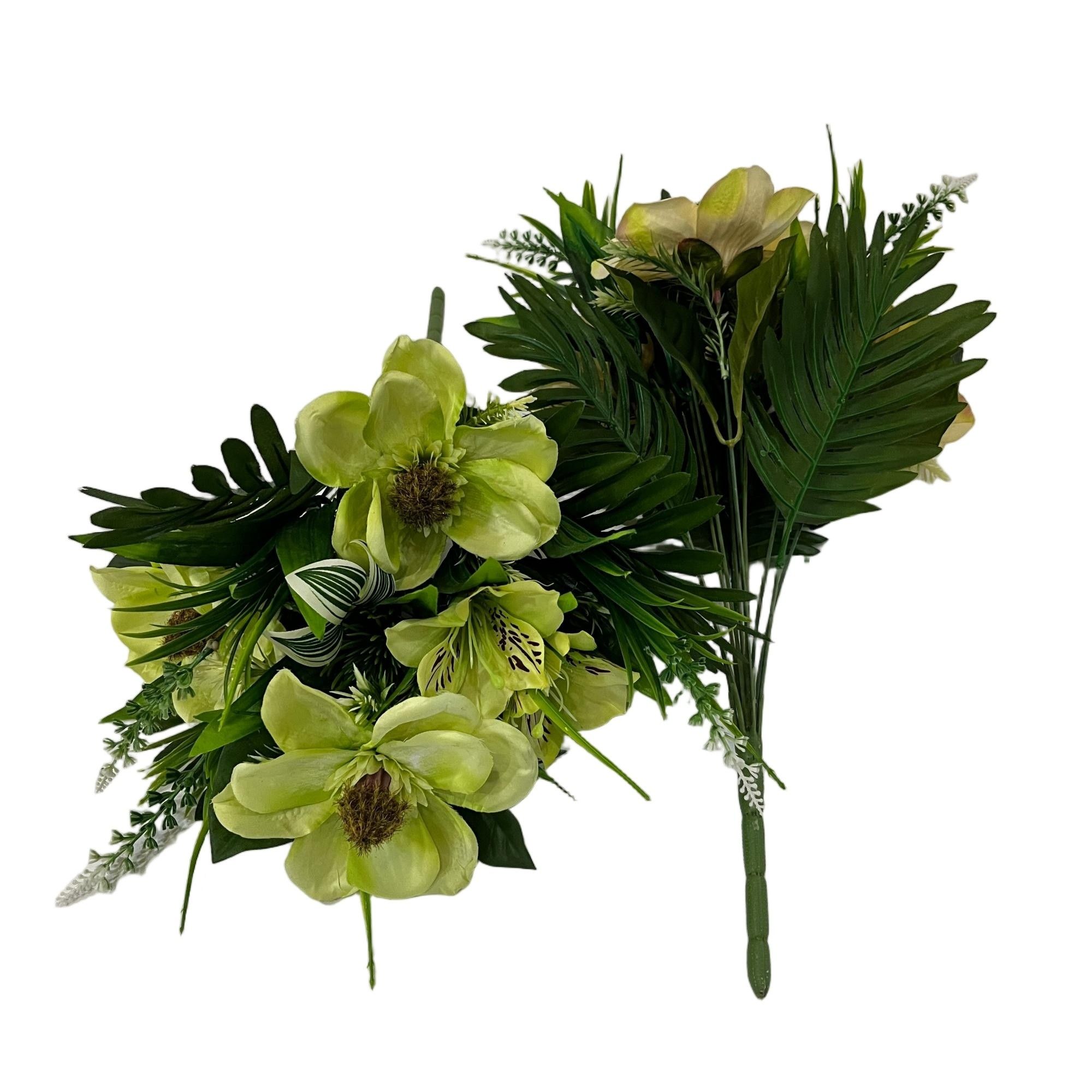 Artificial Magnolias Lily Bouquet 52cm Tall 12 Branches  YSB25167