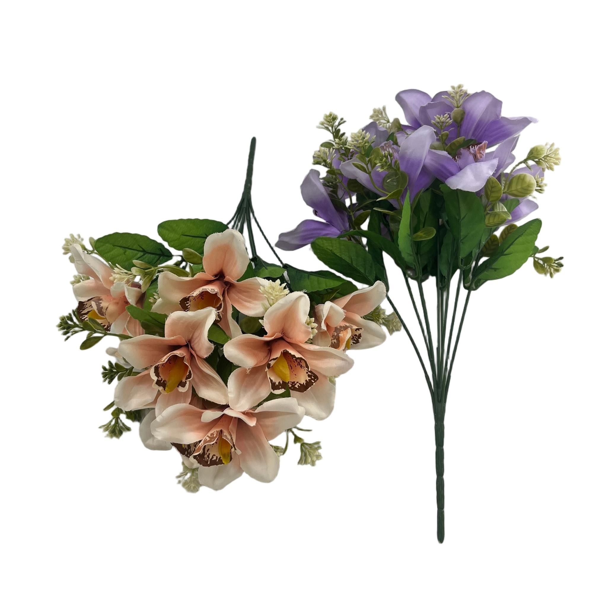 Artificial Dahlia Bouquet 42cm Tall  YSB25153