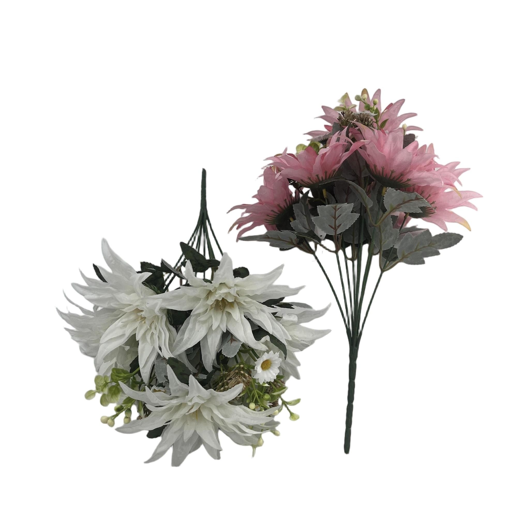 Artificial Dahlia Bouquet 42cm Tall  YSB25151