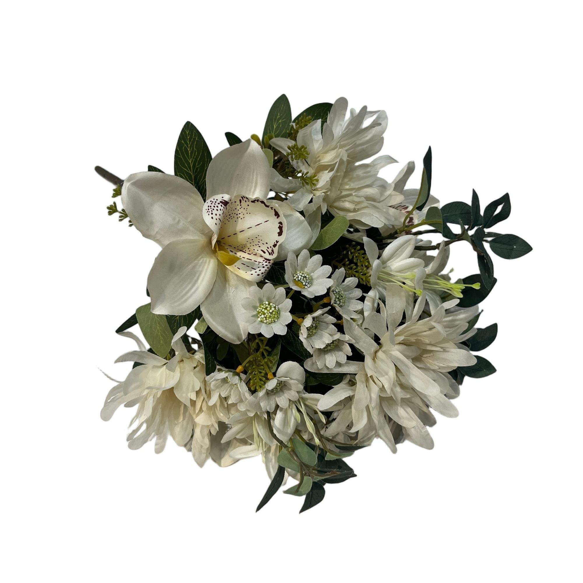 Artificial Lily Bouquet 45cm Tall 12 Branches  YSB25147