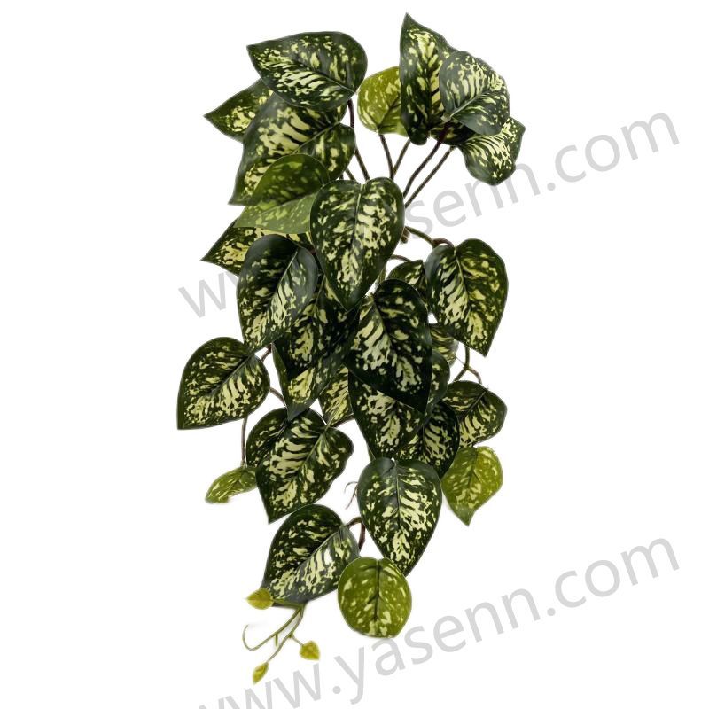 YSG23090 HEIGHT  47CM/  EPIPREMNUM AUREUM/ RUBBERIZED FABRIC/29  LEAVES artificial plant