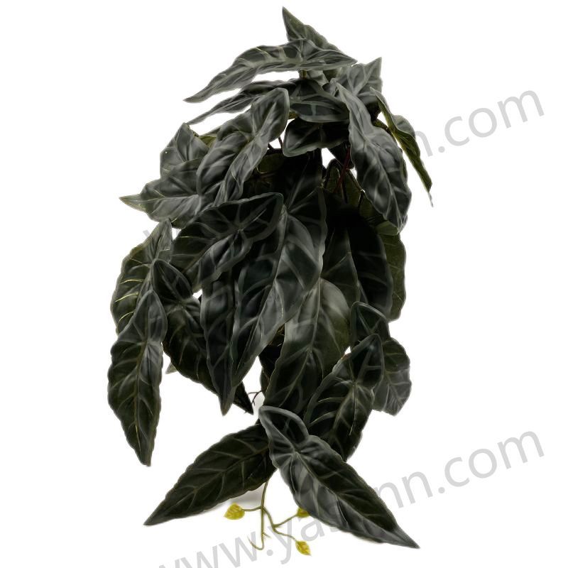 YSG23094 HEIGHT  52CM/ BEGONIA LEAF  LEAVES/ RUBBERIZED FABRIC/29  LEAVES artificial plant