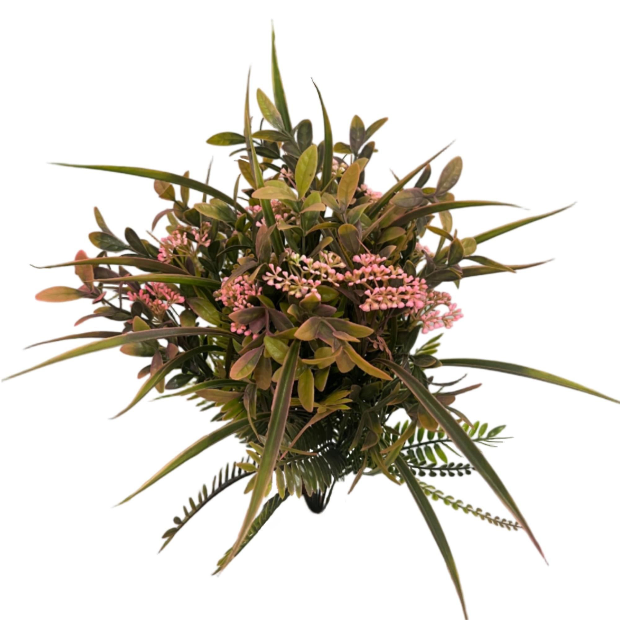 Artificial Plant 50cm Tall with 12 Branches Realistic Home Decor YSB25057