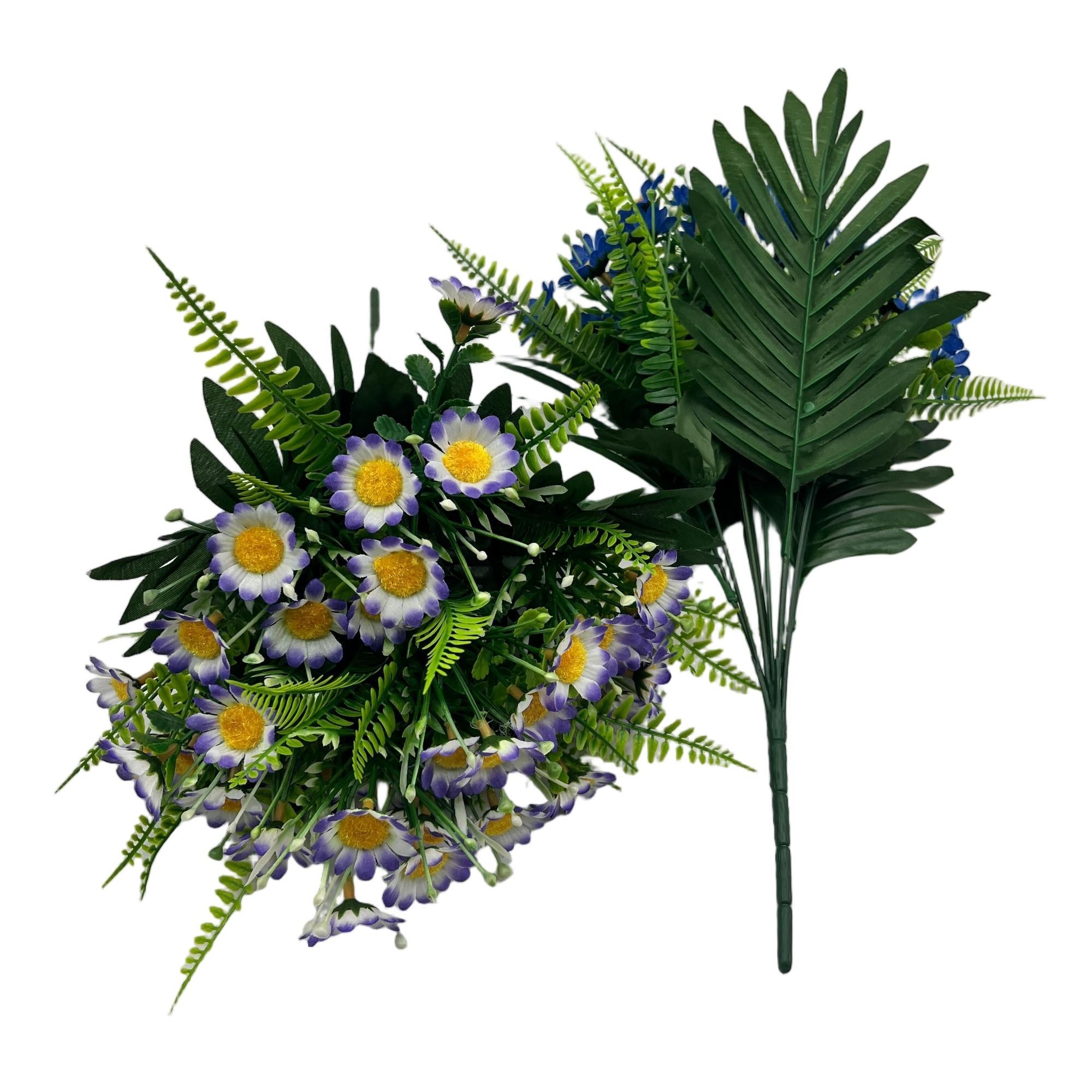 Premium Artificial Chrysanthemum Bouquet 10 Stems 42cm Tall YSB25070