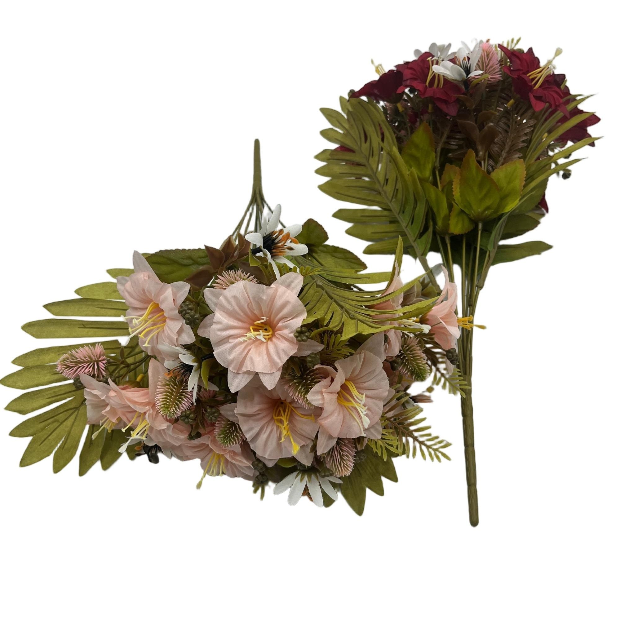 Artificial Narcissus Bouquet 12 Branches 42cm Height YSB25119