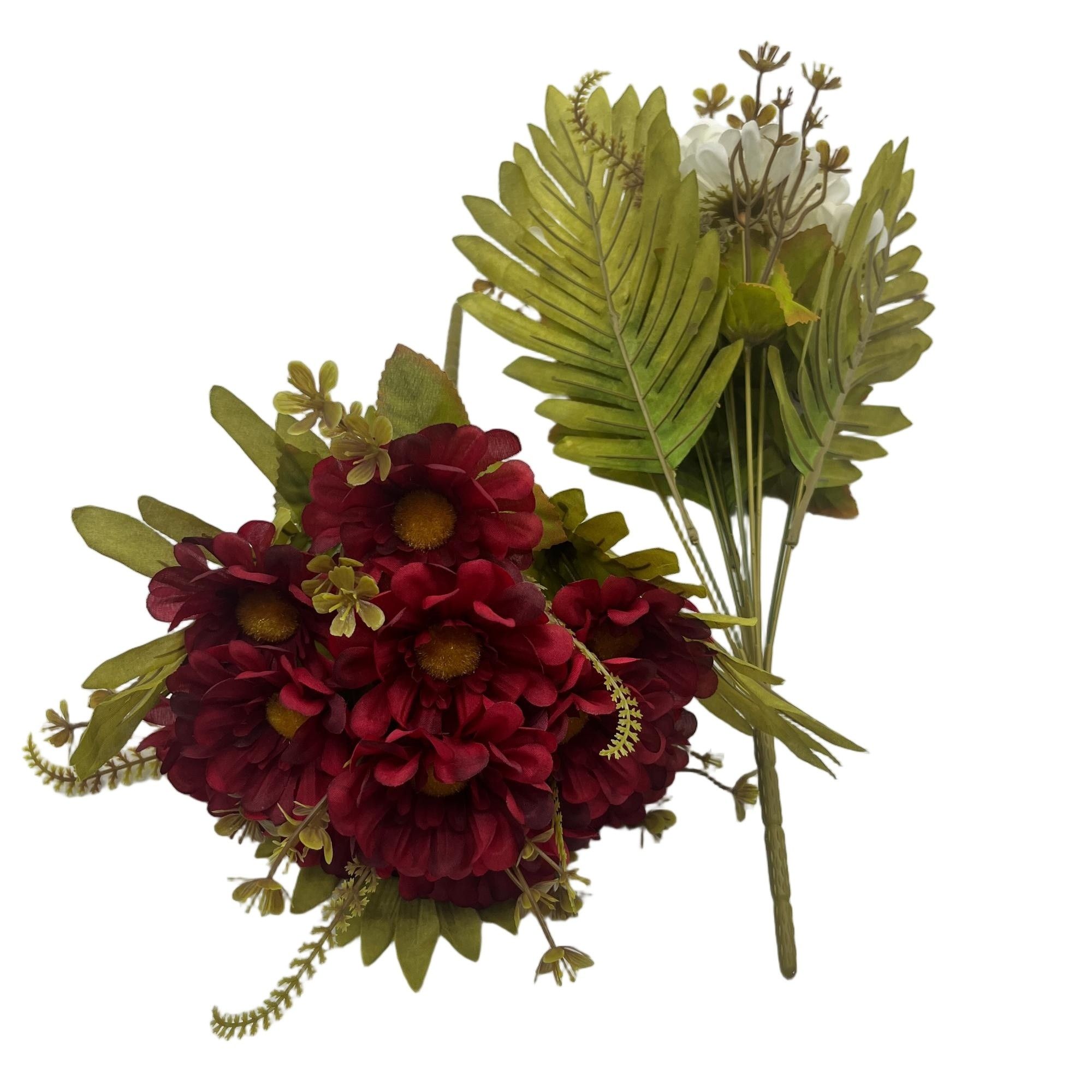 Artificial Chrysanthemum Bouquet 12 Branches 40cm Height YSB25120