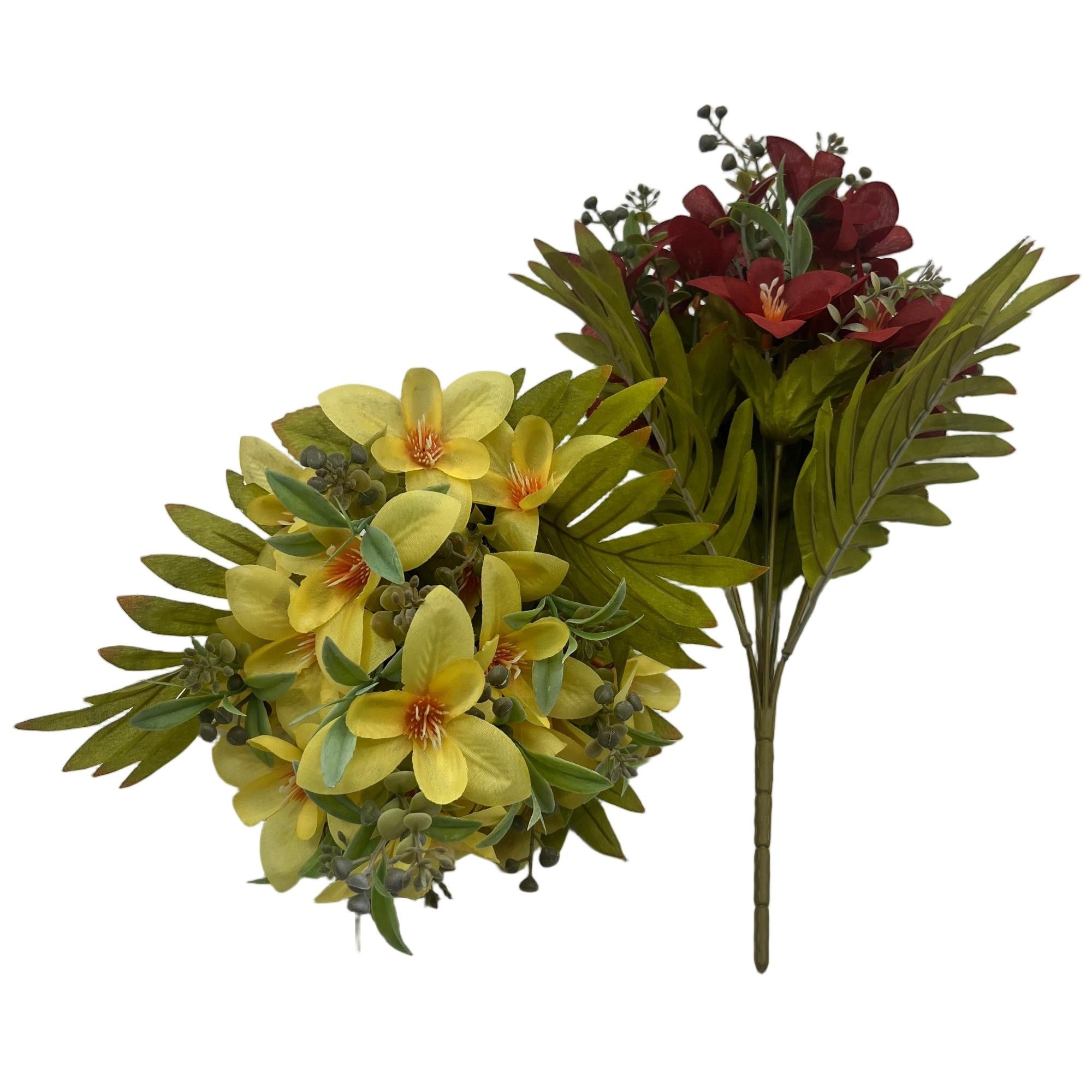 Artificial Orchid Arrangement Bouquet 10 Branches 44cm Height YSB25126