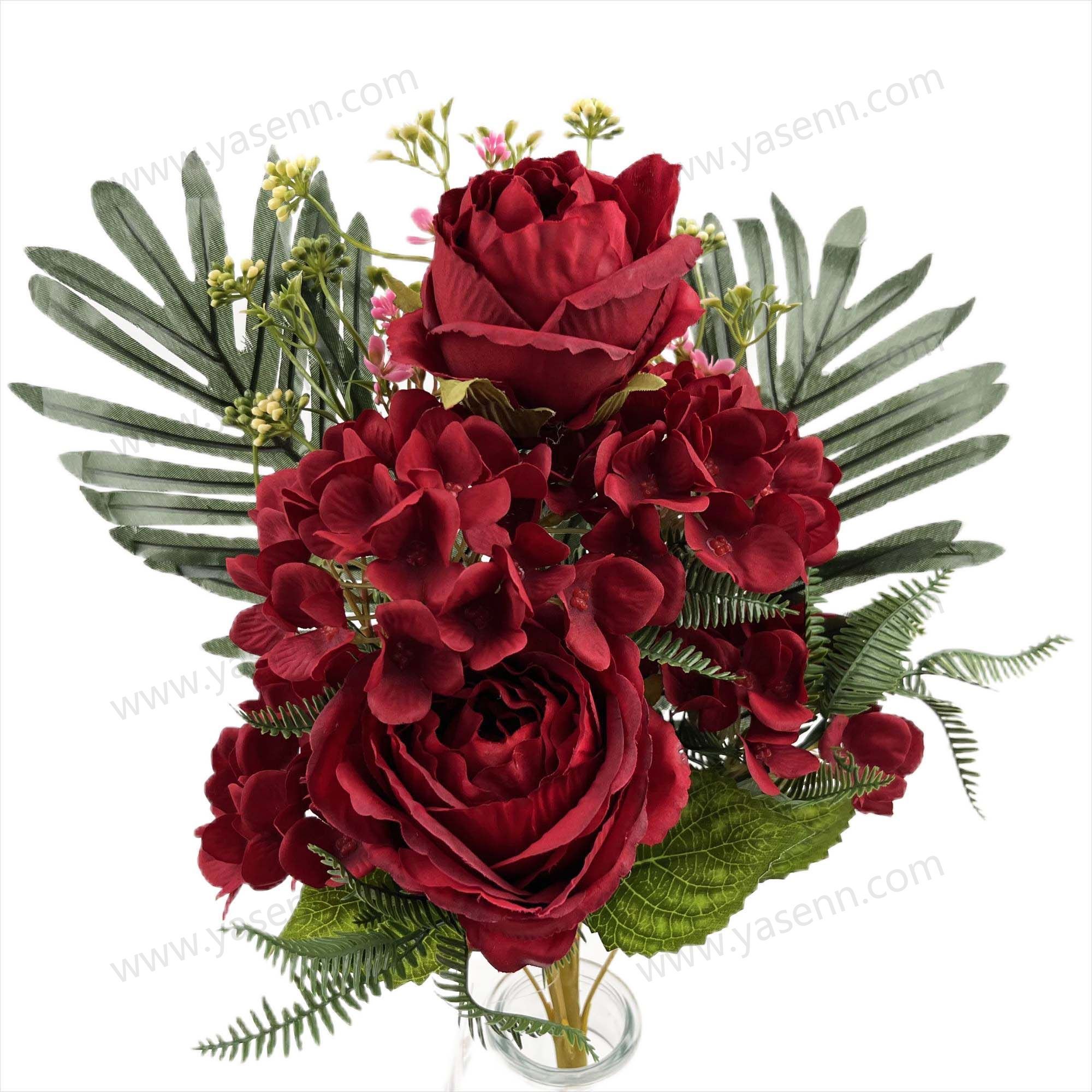 46CM 13 ROSE HYDRANGEA ARTIFICIAL FLOWER  YSZ21235