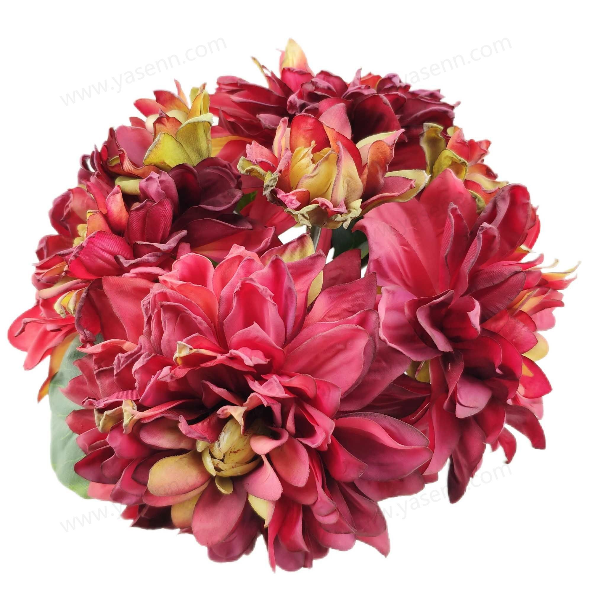 24CM10 DAHLIA ARTIFICIAL FLOWER YSB23422