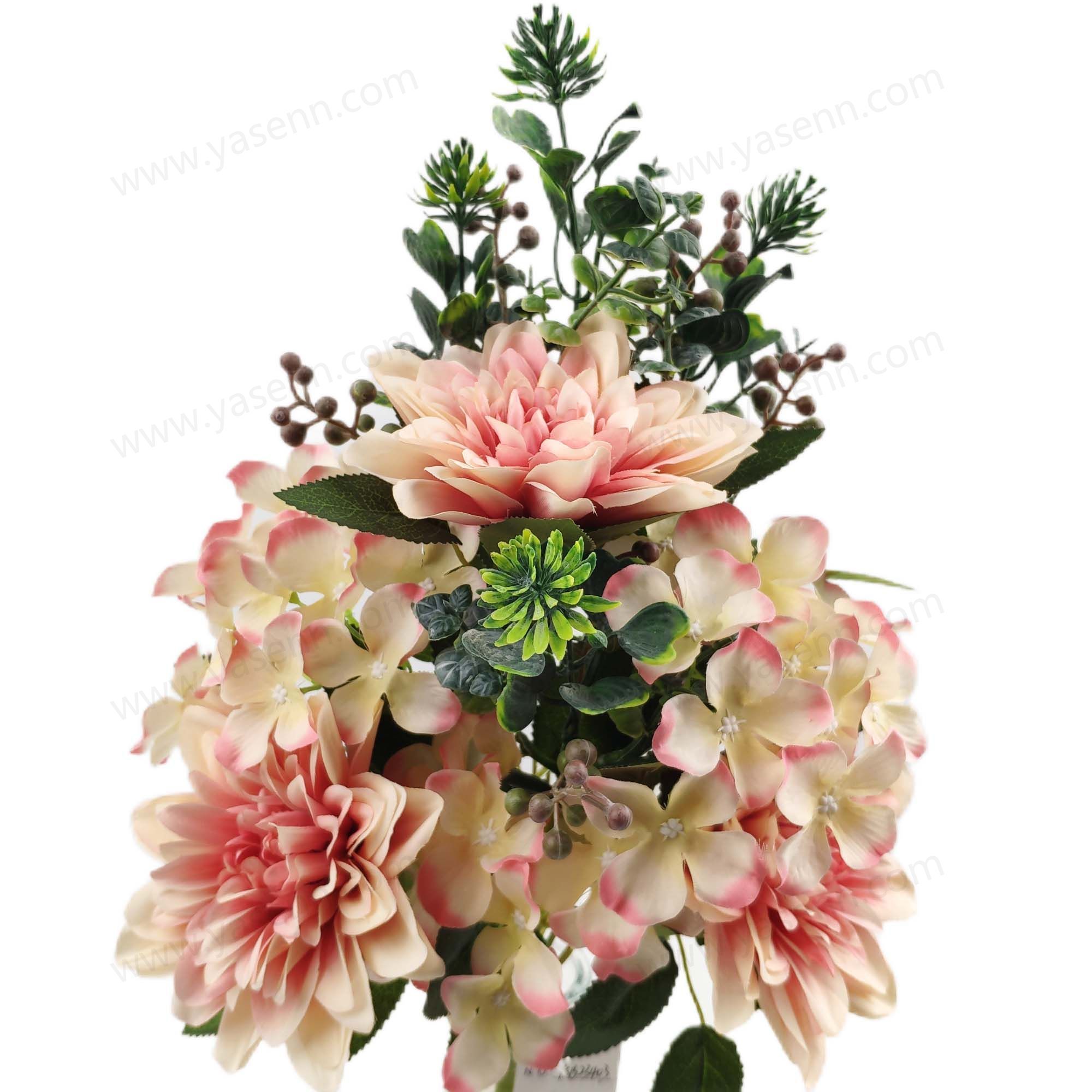 43CM10 DAHLIA HYDRANGEA ARTIFICIAL FLOWER YSB23403